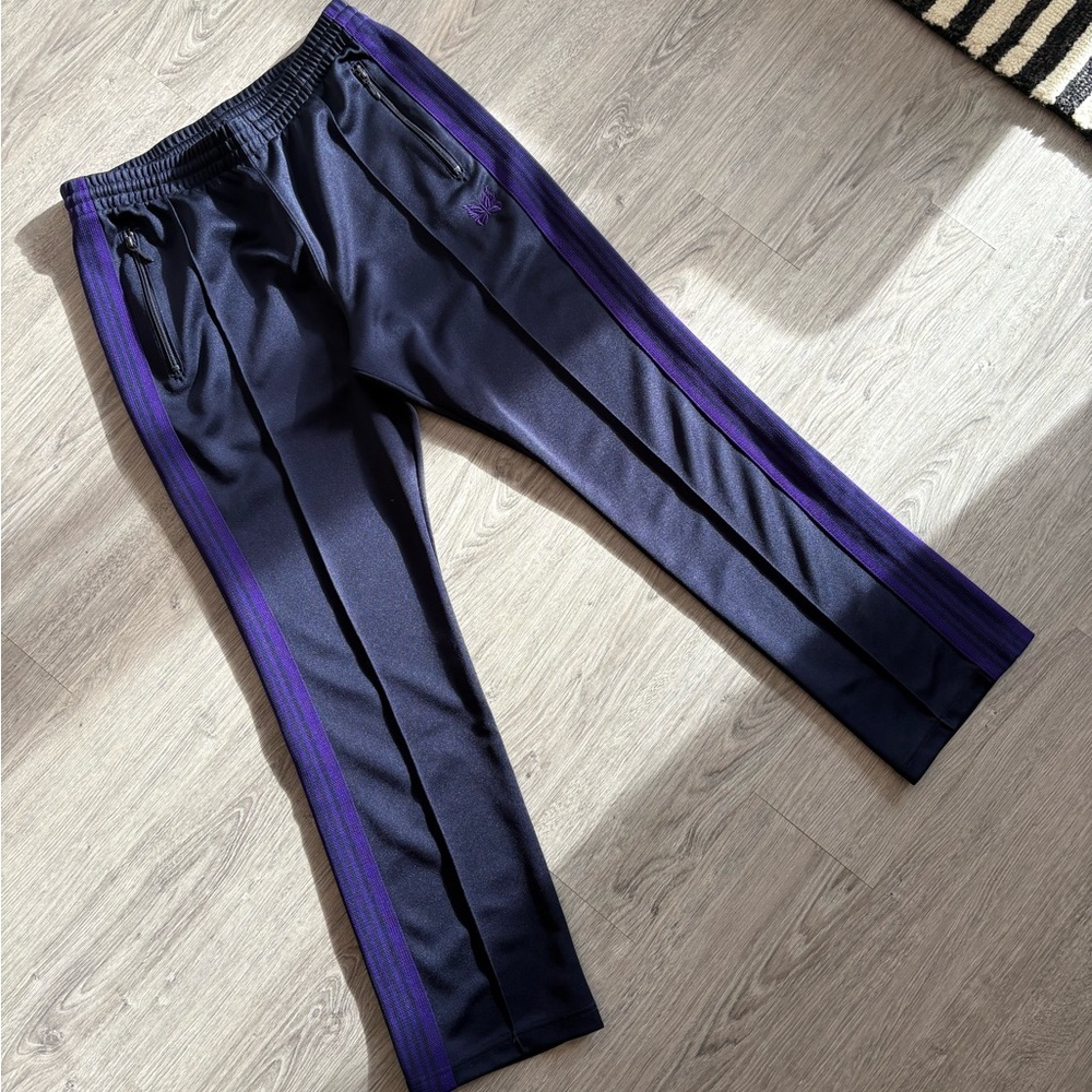 Needles Navy and Purple Joggers